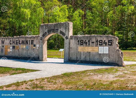 Chelmno extermination camp editorial stock image. Image of garden ...
