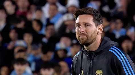 Watch: Lionel Messi In Tears Ahead of Argentina Vs Venezuela Match In ...