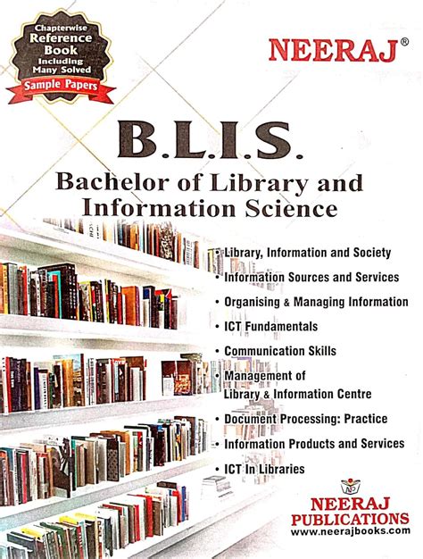 Buy NEERAJ BLIS. Bachelor of Library & Information Science - Chapter ...