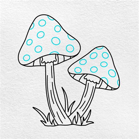 20 Easy Mushroom Drawing Ideas - 20 Easy Mushroom Drawing Ideas how to ...