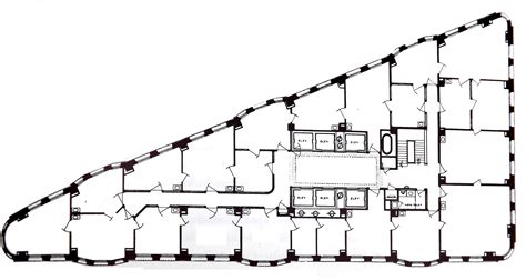 Flatiron Building floor plan | Manhattan NYC | year of completion 1902 ...
