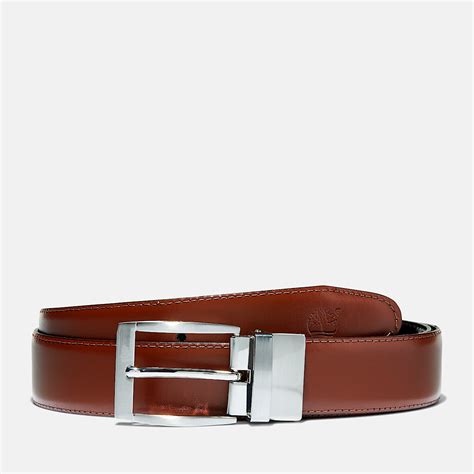 Bay Ridge 35mm Classic Reversible Leather Belt for Men in Brown
