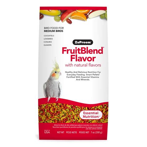 Buy ZuPreem Fruitblend Flavor With Natural Flavors Avian Diets Medium ...