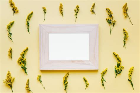 Yellow frame on white background Images - Free Download on Freepik