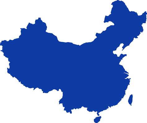 Map Of China Png