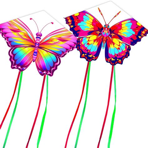HENGDAKITE HENGDA KITE 2 Pack Butterfly Kite,for Kids and India | Ubuy