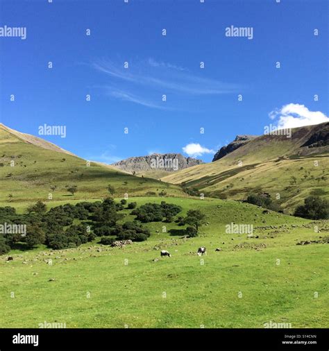 A view of Scafell Pike, in the Lake District which is England's highest ...