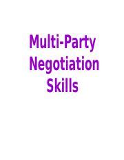 MultiParty Negotiation 的图像结果