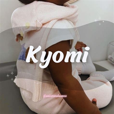 Zaria-Name Consultant 💓 on Instagram: "Kyomi🎀 •kee•o•mee . Meaning ...