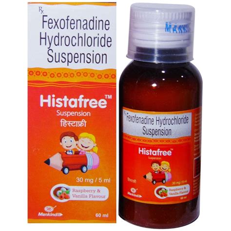 Histafree Suspension 60 ml Price, Uses, Side Effects, Composition ...
