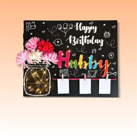 Birthday Wishes String Art with jar for Loved Ones – Stitch&Gift