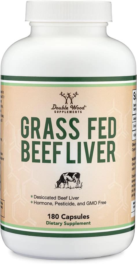 Amazon.com: Lonvera Grass Fed Beef Liver Capsules | Dessicated Liver ...
