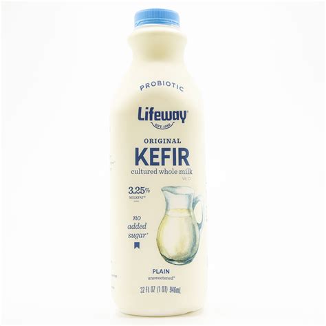 LIFEWAY 32oz WHOLE MILK PLAIN KEFIR - European Food Express