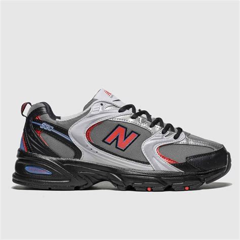 New Balance Black & Red 530 Trainers - Trainerspotter