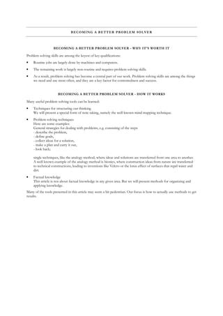 Systematic Problem Solving 的图像结果