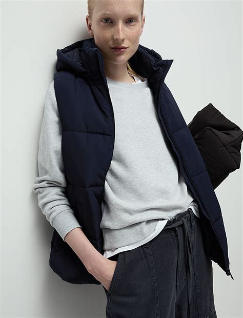 Buy Thermowarmth™ Hooded Puffer Gilet at Marks & Spencer