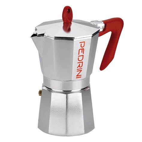 PEDRINI- Italy Aluminium Moka Pot 6 Cup, Coffee Maker/Mocha Pot ...