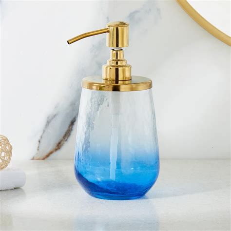 Buy Nova Santorini Moher Glass Soap Dispenser - 650ml from Home Centre ...