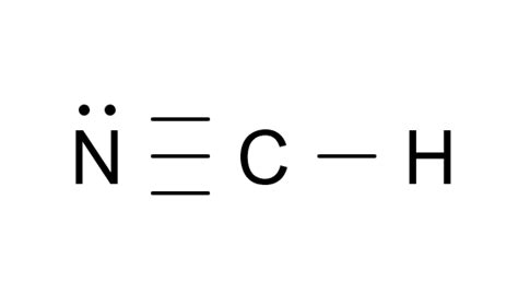 HCN (Hydrogen cyanide) Lewis structure