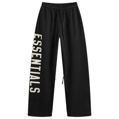 Fear of God ESSENTIALS Heavy Fleece Relaxed Sweat Pants Black | END. (US)