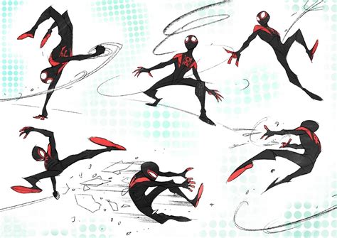 Miles Morales (Poses), Kevin Shah on ArtStation at https://www ...