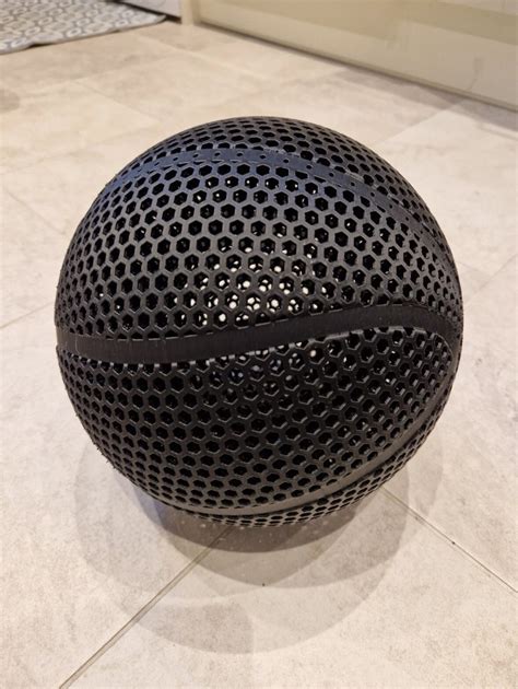 3D Printed Airless Basketball, Airless Basketball Gift for Him Ball ...