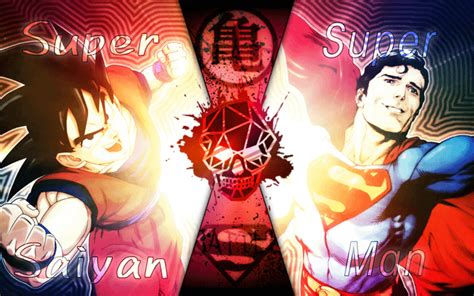 Fly high Toriyama.... 『Super』 Son Goku VS Superman (Dragon Ball/DC ...