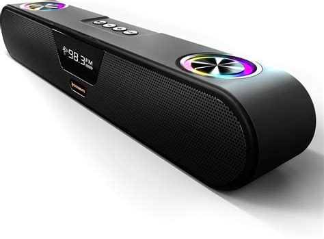 CrossBeats Blaze B24 Bluetooth Soundbar 24W, Gaming RGB Lights, AUX ...