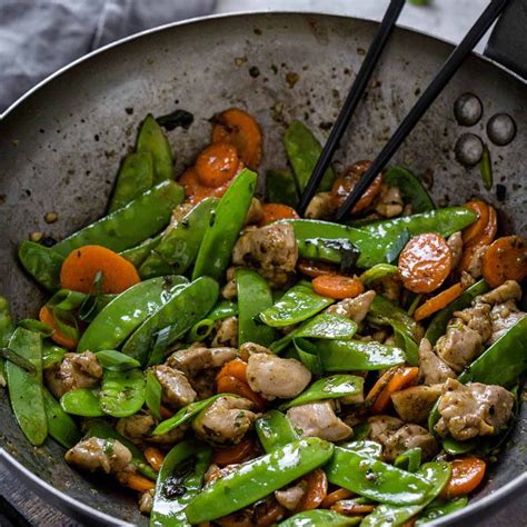 Chicken and Snow Pea Stir Fry – Healthy 30-Minute Dinner!