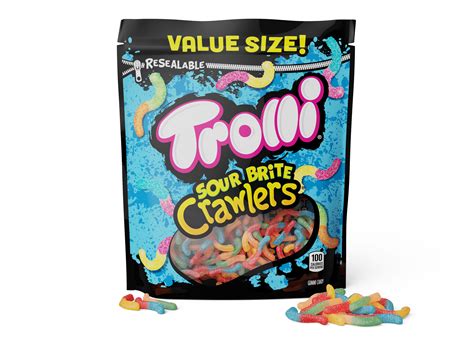 2-Pack Trolli Sour Brite Crawlers Sour Gummy Worms (Very, 57% OFF