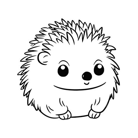 Hedgehog Coloring Page Printable