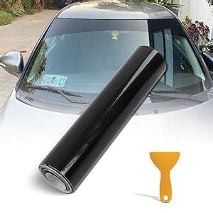Windshield Tint Strip, Car Van Windscreen Film Sun Strip Gloss Black ...
