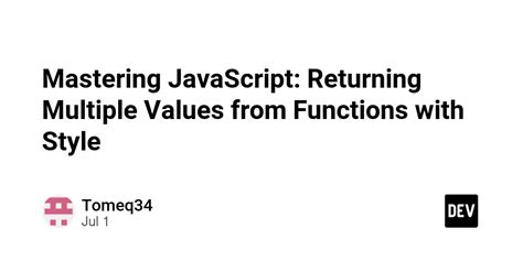 Image result for JavaScript Return Multiple Values