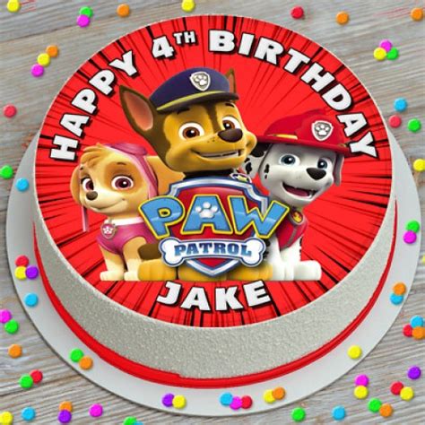 Paw-patrol Cartoon Photo Cake Delivery In Delhi NCR