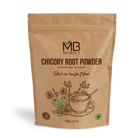 MB Herbals Chicory Root Powder 100 Gram | Dissolves Instantly in Water ...