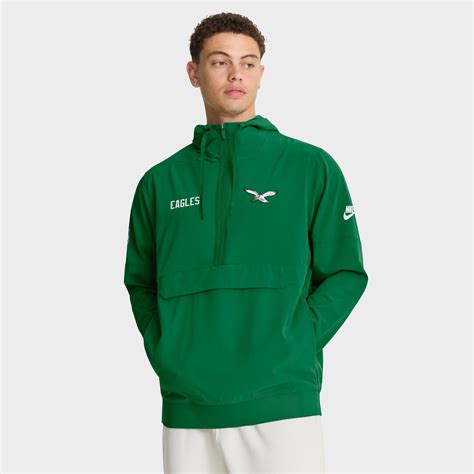 Men's Nike Kelly Green Philadelphia Eagles Sideline Alt Pack Anorak ...