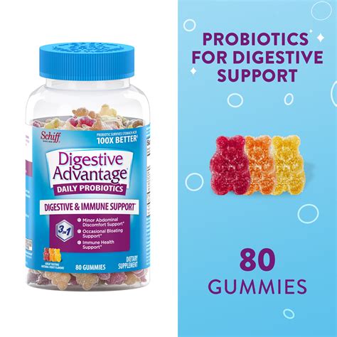 Digestive Advantage Daily Probiotics For Women And Men, Gut Health ...