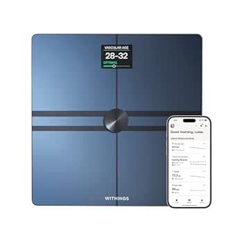 Withings Body Comp WBS12-Black-All-ROW Smart Body Scale from France ...