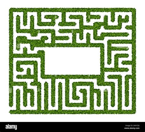 Maze hedge pattern labyrinth Stock Vector Images - Alamy