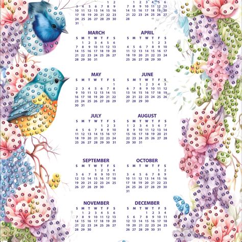 Sequin Calendar Kits 2024