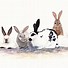 Image result for Watercolor Bunnies