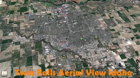 Twin Falls, Idaho Map