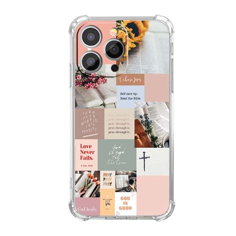 Christian Bible Verse Collage Case for iPhone 13 Pro Max,Aesthetic Art ...