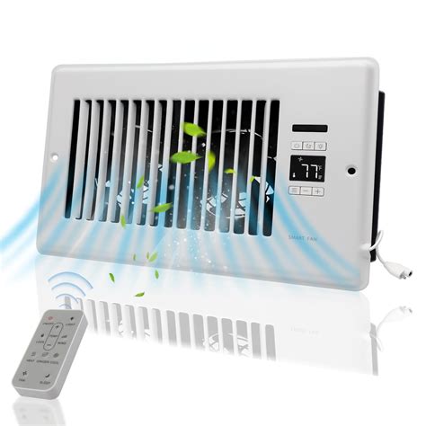 Ac Vent Booster AC Infinity AIRTAP T4, Quiet Register Booster Fan With ...