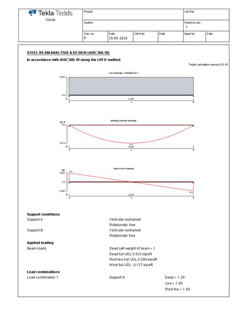 Carwash Entry Beam Design - Uplift Force- Rect - Home Project Job Ref ...