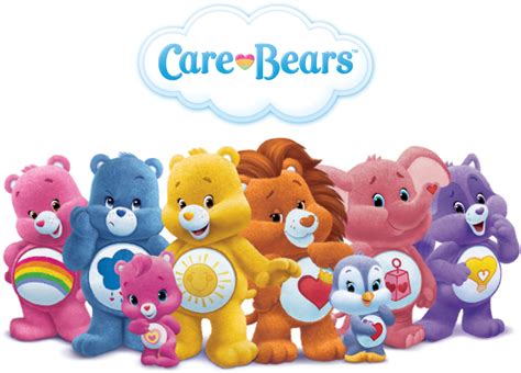 Care Bears, Joy, Sharing, Friendship, Adventure PNG