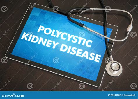 Polycystic Kidney Disease (genetic Disorder) Diagnosis Medical C Stock Photo - Image of ...