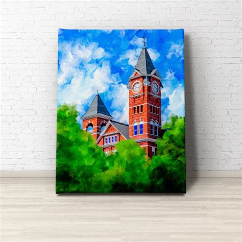 Auburn University - Samford Hall Canvas Print by Mark Tisdale