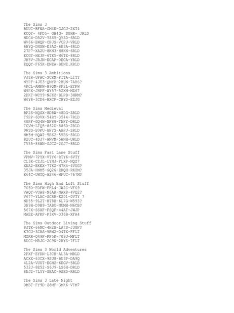 How to Get My Serial Code Sims 3 的图像结果
