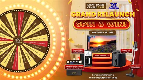 Grand Relaunch - Japan Home Centre | Gaisano City Mall CDO, Gaisano ...